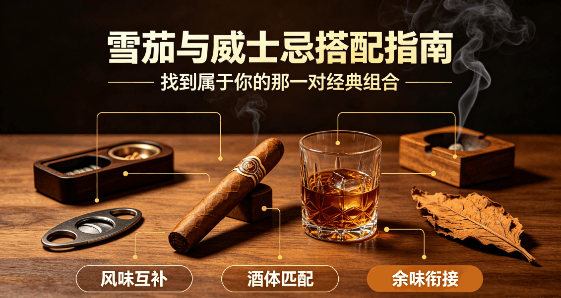 雪茄与威士忌搭配指南：找到属于你的那一对经典组合.png