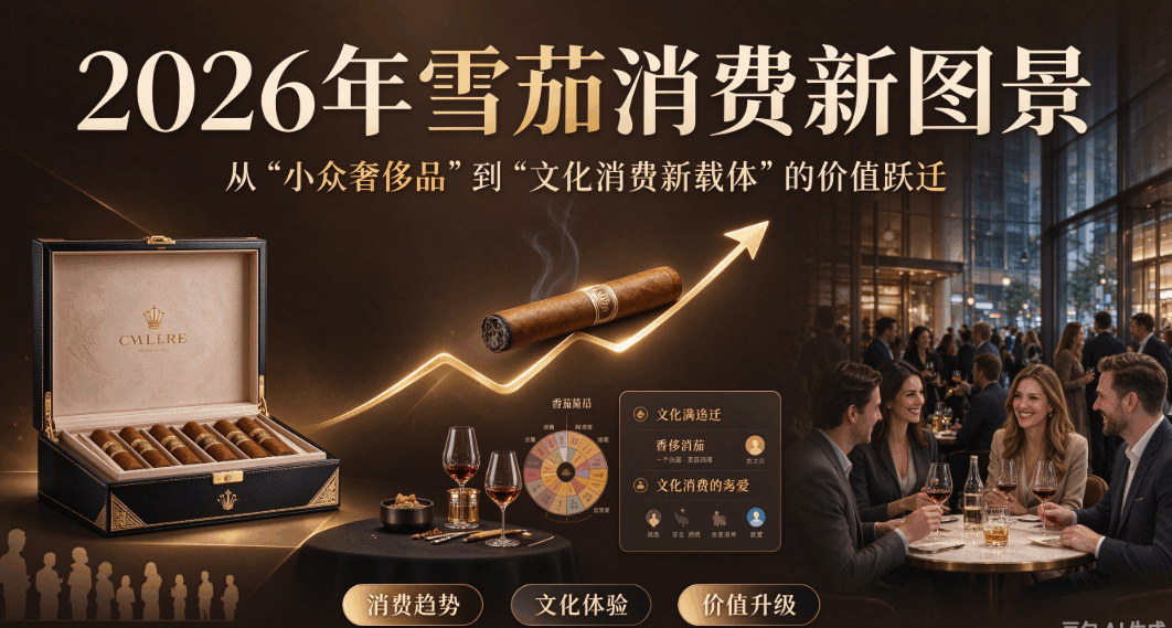 2026年雪茄消费新图景：从“小众奢侈品”到“文化消费新载体”的价值跃迁